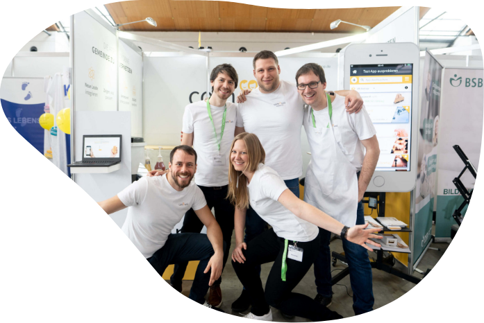 Communi Team auf Messe