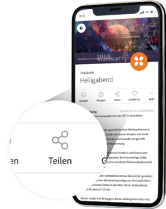 Teilenfunkton Communi App